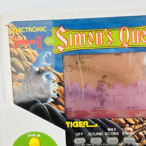 Tiger Electronics Castlevania II Simons Quest Handheld Game 1988- Tested, Works!